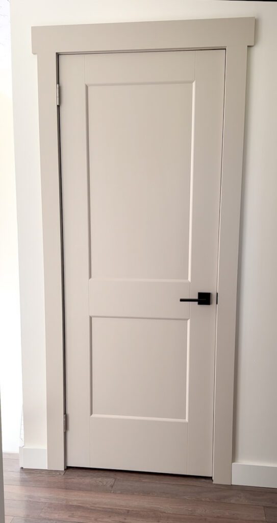 best greige paint colors, interior door and trim paint colors, painting interior door ideas