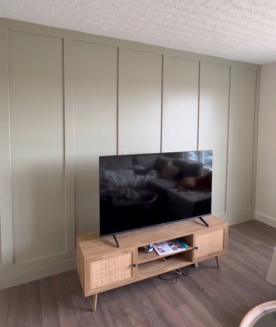 accent wall- board and batten