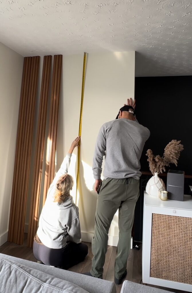 diy wood panel measuring
