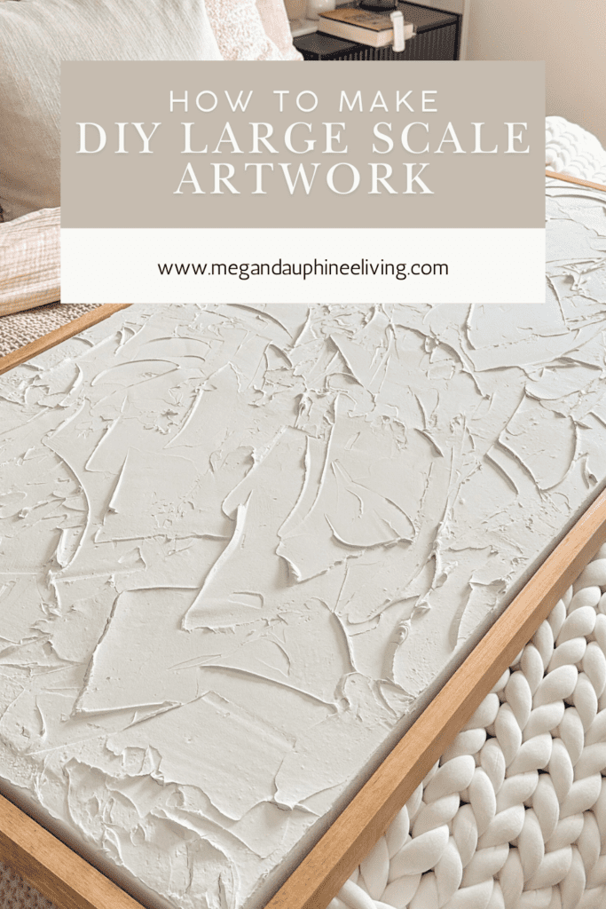diy textured canvas are with floating frame. 