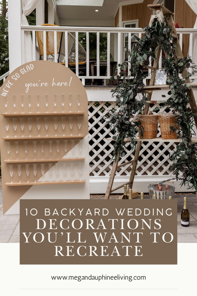 10 backyard wedding decorations you'll want to recreate