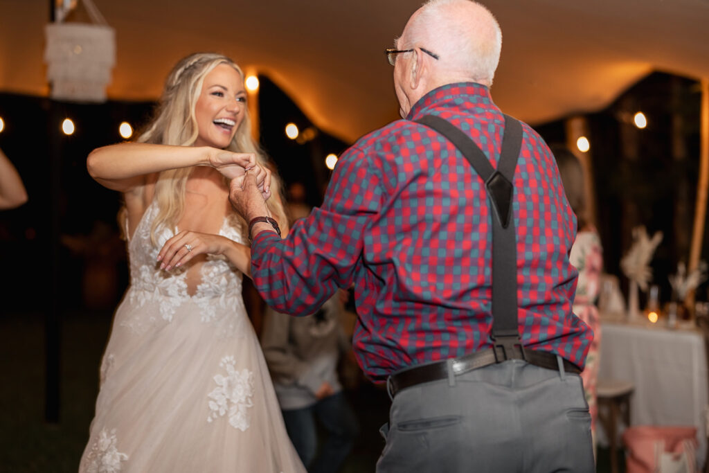 backyard wedding reception ideas