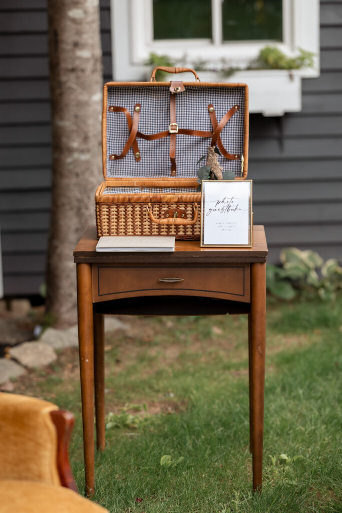 guestbook signing table ideas for wedding decorations