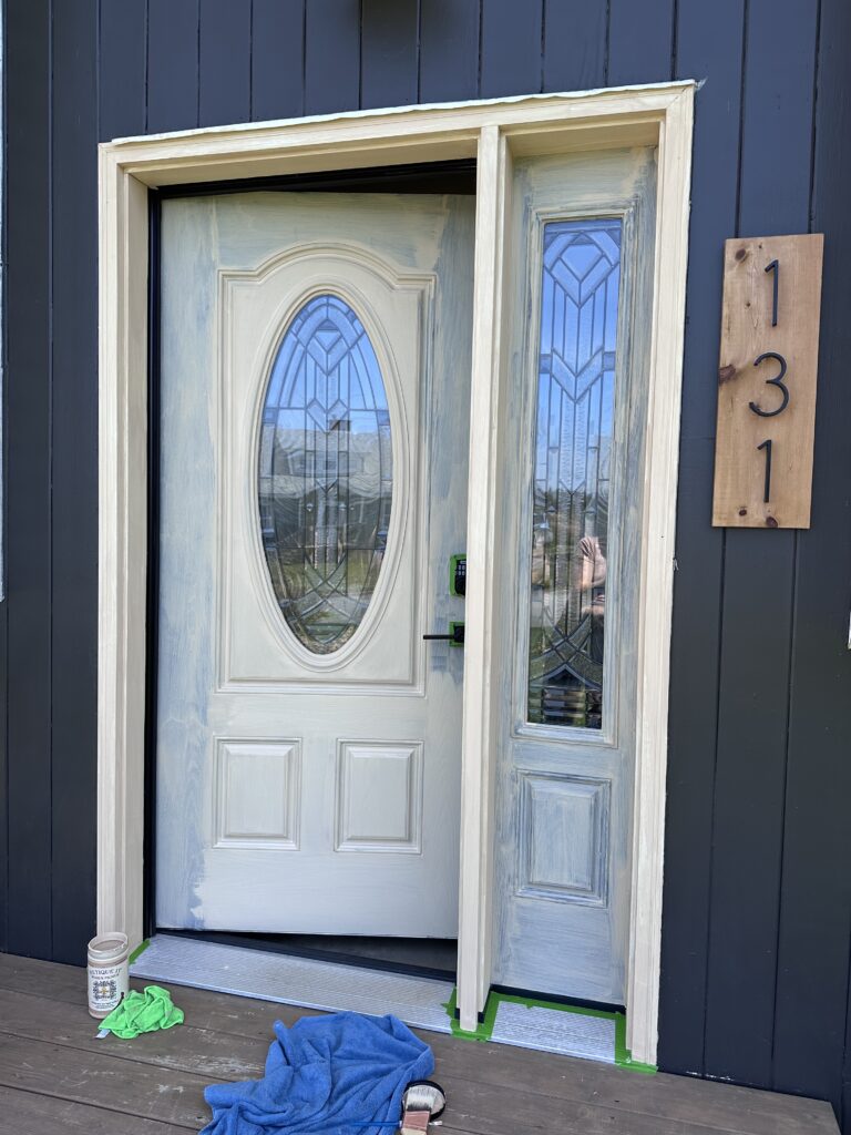 fax wood door - retique it primer