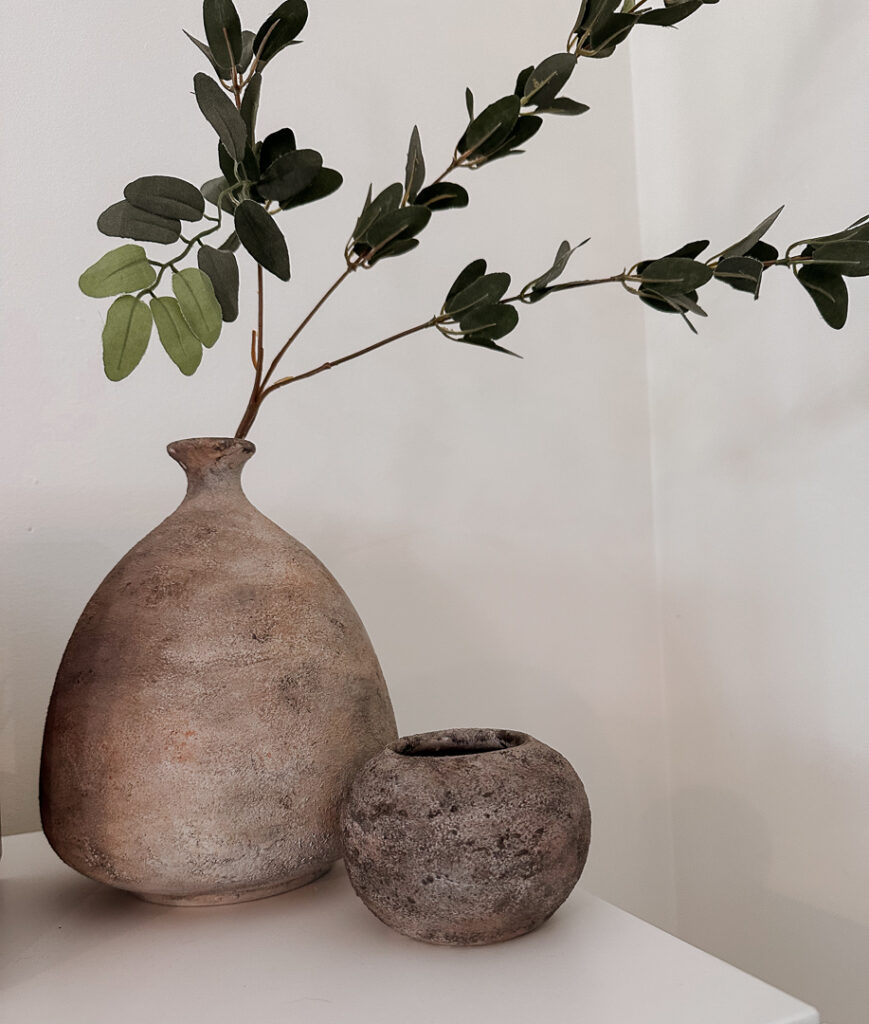 diy stone vase