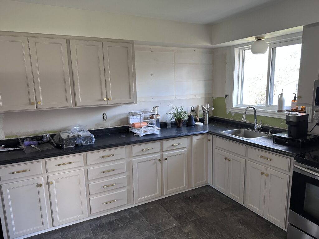how to prep for kitchen backsplash tile project