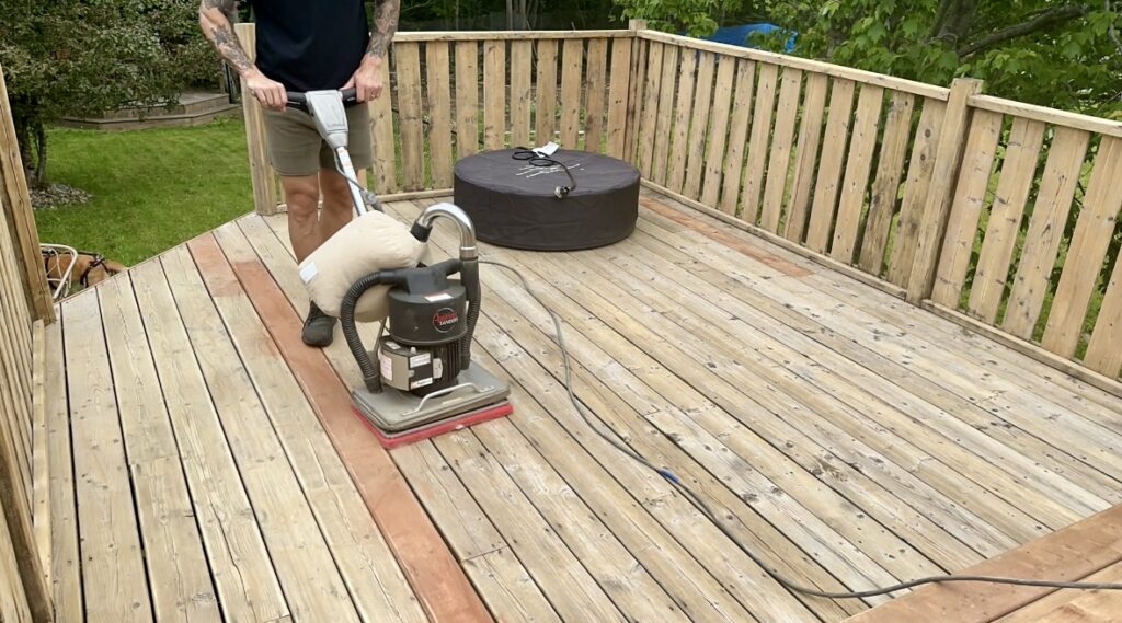 patio makeover deck restore