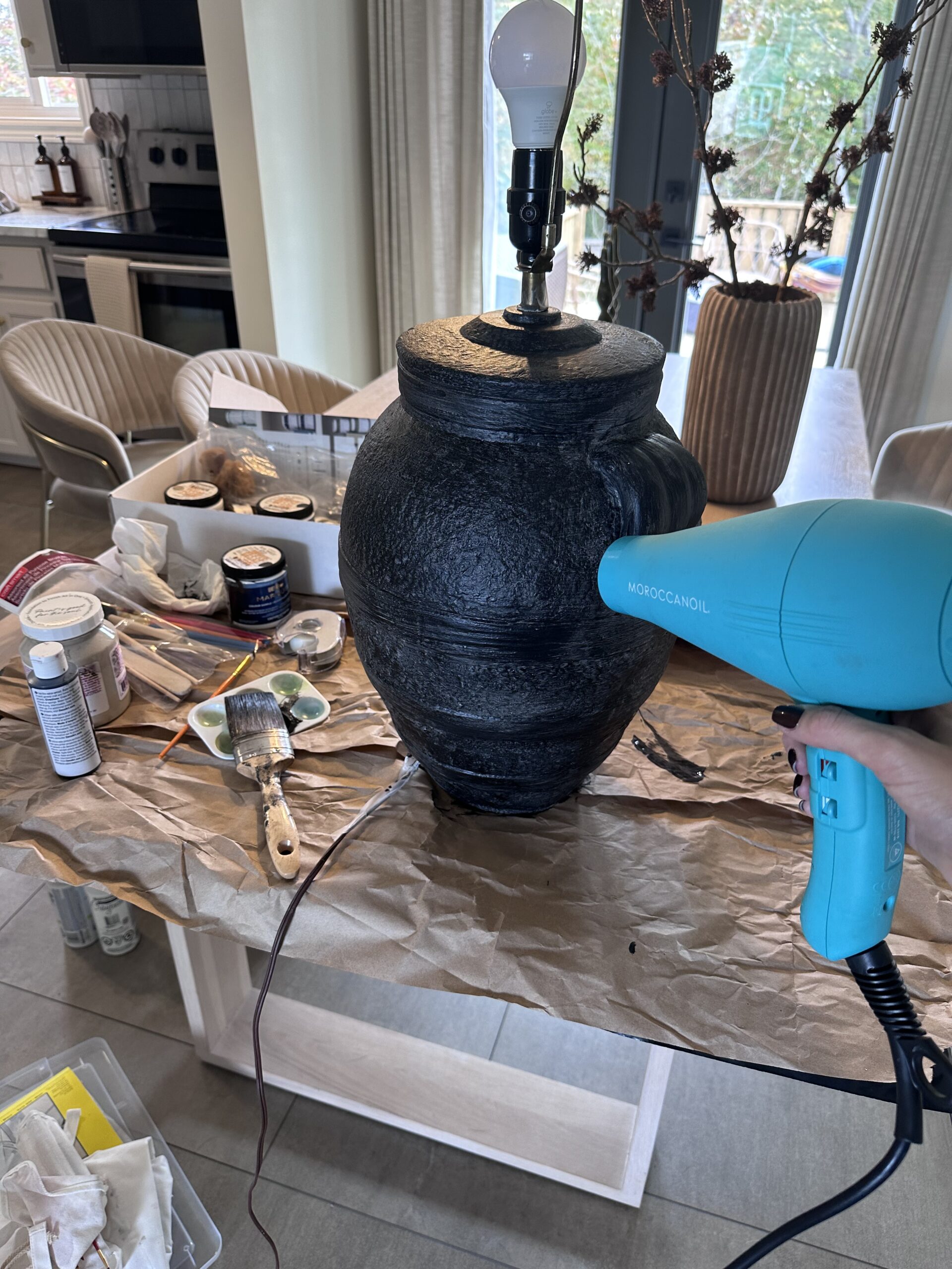 diy thrifted vase