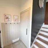 DIY Fluted closet door makeover