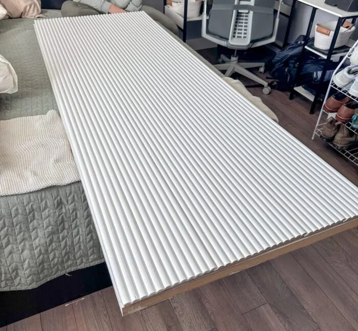 reed molding diy door makeover