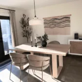 organic modern dining room