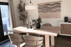 organic modern dining room