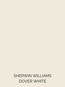 WARM WHITE PAINT COLOR, SHERWIN WILLIAMS DOVER WHITE