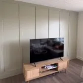 accent wall- board and batten