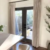 dining room hanging curtains