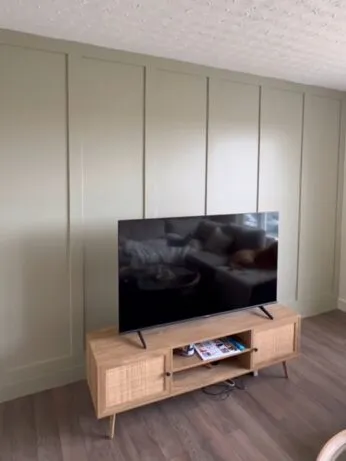 accent wall- board and batten