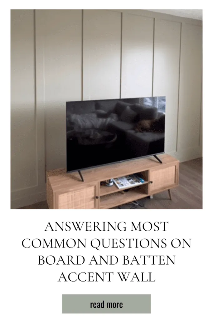 answering most common questions on board and batten wall