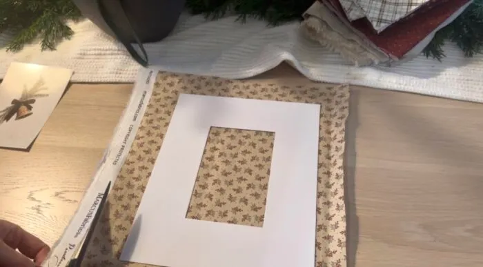 diy fabric matt tutorial