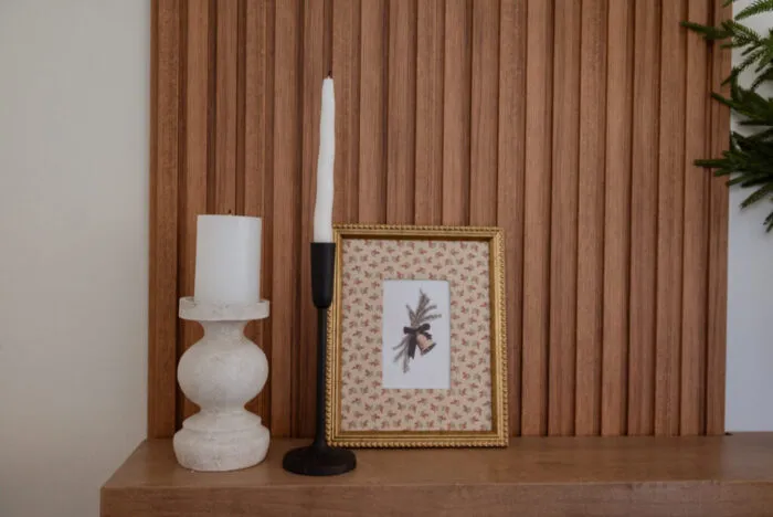 DIY fabric mat frame tutorial