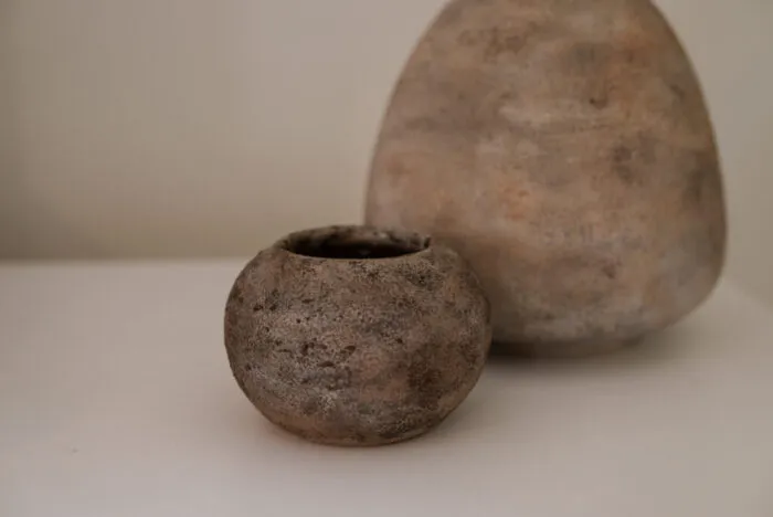 diy textured vase- diy vase ideas