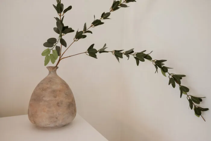 diy rustic brown vase