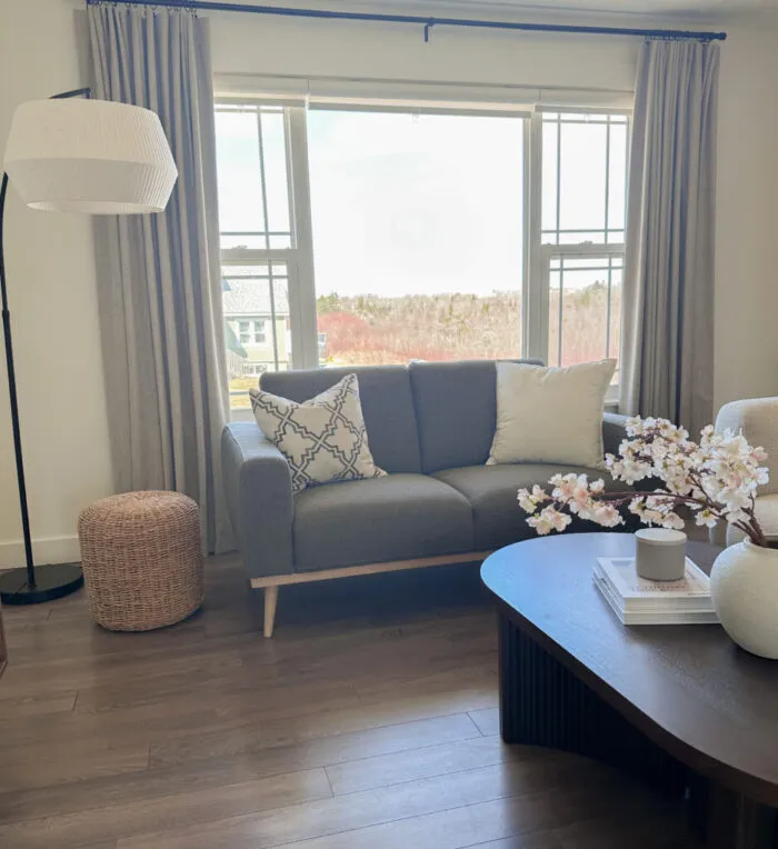 modern living room curtains