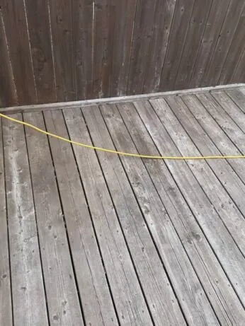 deck staining prep