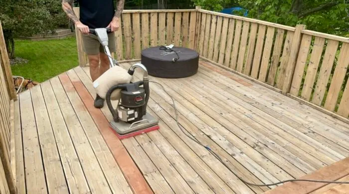 patio makeover deck restore