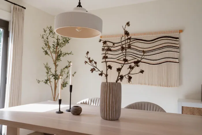 decorating dining table for fall