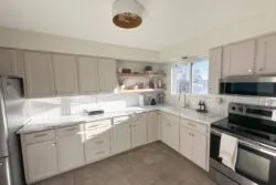 ZELLIGE TILE BACKSPLASH, hidden cabinet hinges